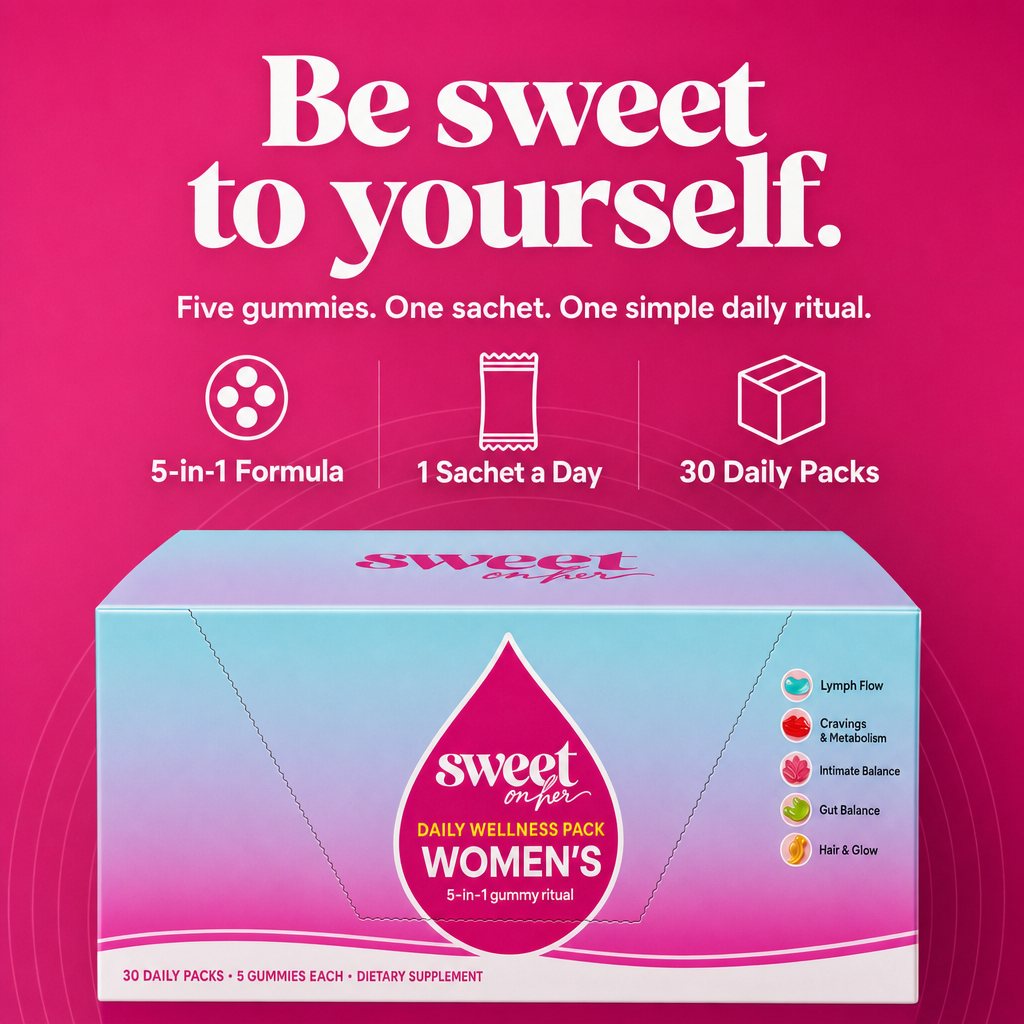 Daily Wellness Pack box: 5-in-1 formula, 1 sachet a day, 30 daily packs