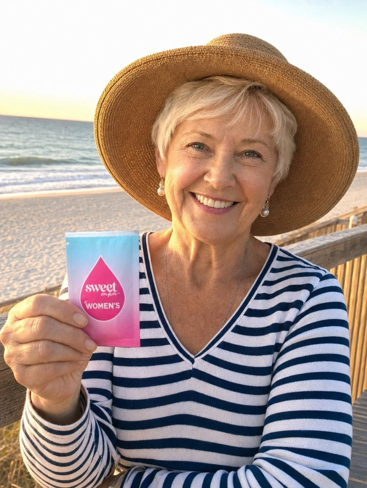Ruth with her Daily Wellness Pack