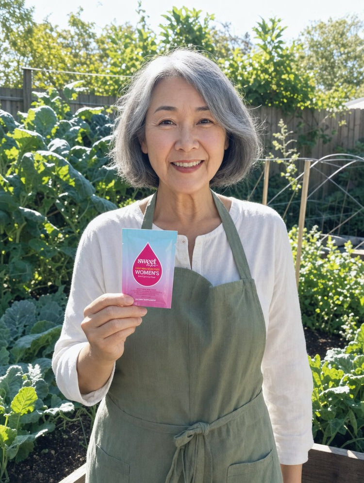 Mei with her Daily Wellness Pack